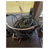 Estoban ES15A Amp with Cords, Small Mic Stand
