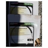 35 Gallon Trash Can full of Hydraulic Hoses and a