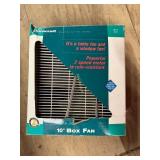 Duracraft 10ï¿½ Box Fan 2 Speed Motor can be used