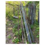 Roll of Chain Link Fence Poles, Chain Link Roll