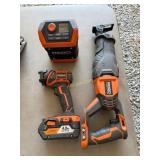 Ridgid 6pc Battery- Powered Coinbo Kit in Carry