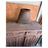 Vintage Cast Iron Franklin Stove