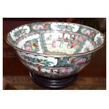 Large oriental bowl-appears to be "Cabbage Rose"