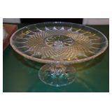 Misc. lot of Christmas serving platters, glass