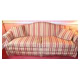 Upholstered sofa.