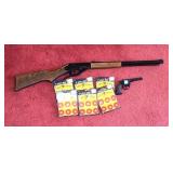 Red Ryder BB gun, pellet gun & pellets.