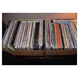 2 boxes of record albums.