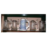 German beer steins.