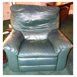 Leather recliner