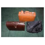 2 brief cases & duffle bag