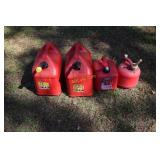 4 gas cans