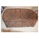 Woven basket containing various men