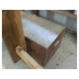 Wood box w/ hooks, clevises GAR 3