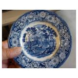 Liberty blue Dishes 55 pc. NO shipping