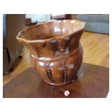 7.5" redware pottery planter