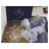 Edinburgh Crystal 2 glasses, clear bowl