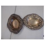 2 Sterling oval dishes total wt. 6.7 ozt