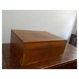 Early small dovetailed box