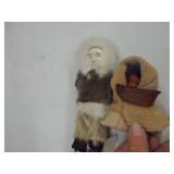 Eskimo & Indian dolls