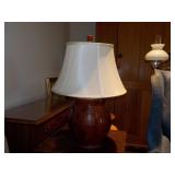 Pottery lamp 23"