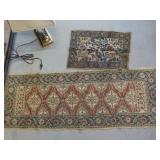 Iranian table runner & other