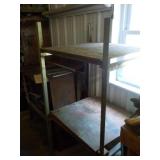 Steel and wood bench GAR 3