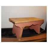 Early small bootleg jack stool