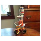 Tin wind up stork 8"