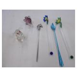 Glass stirrers etc.