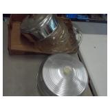 Cake plate, 3 tops