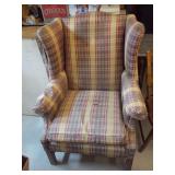 Wing back chair cushion as is