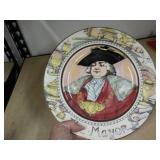 Royal Doulton plate, The Mayor