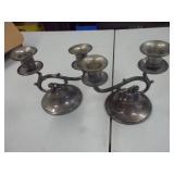 Sterling weighted candle holder 10.5 ozt.