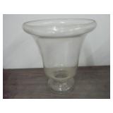 16" Large glass vase