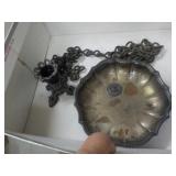 Plated piece, iron piece