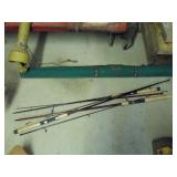 Fishing poles w/ holder GAR2