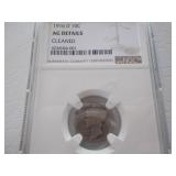 1916 D Mercury Dime RARE KEY COIN AG NGC Slab