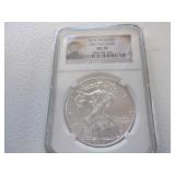 2014 Silver Eagle 1st Release MS70 NGC