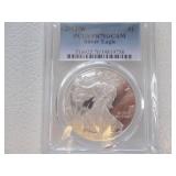 2013W Silver Eagle PCGS PR70 Cam Dollar