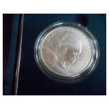 2 1990-1890 Ike Centennial Silver Dollars Ea 90%