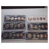 6 US Proof sets 1972,73,74,08,10,11S Ea Each x 6
