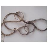 Marked sterling clasp necklace 32 gr.