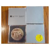 3 Canada Silver Dollars 1986, 87, 90 EA Each x 3