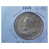 1936 Expo Commem. Cleveland half dollar