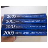 4 US Proof sets w/ 5 state quarters Ea Each x 4