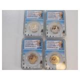 4 2021S Clads Tuskegee quarters NGC 70 Ultra