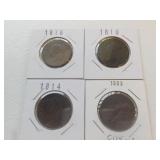 3 Large cents 1803,10,14 EA Each x 3