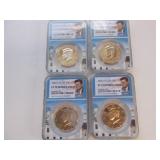 4 2002S Half dollars clad PF70 Ultra Cameo NC EA