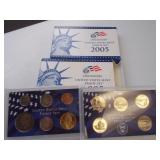 2 2005 Mint Proof sets Ea Each x 2