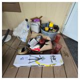 GALV. BUCKET, TRIPOD, MISC.